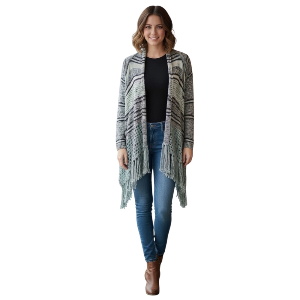 Jessica Simpson Open Knit Cardigan Size Medium‎